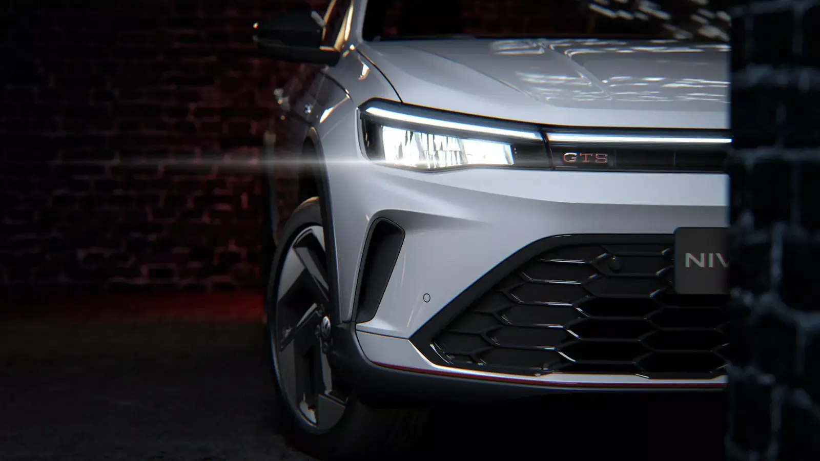 VW Nivus GTS Design Frontal Faróis em LED