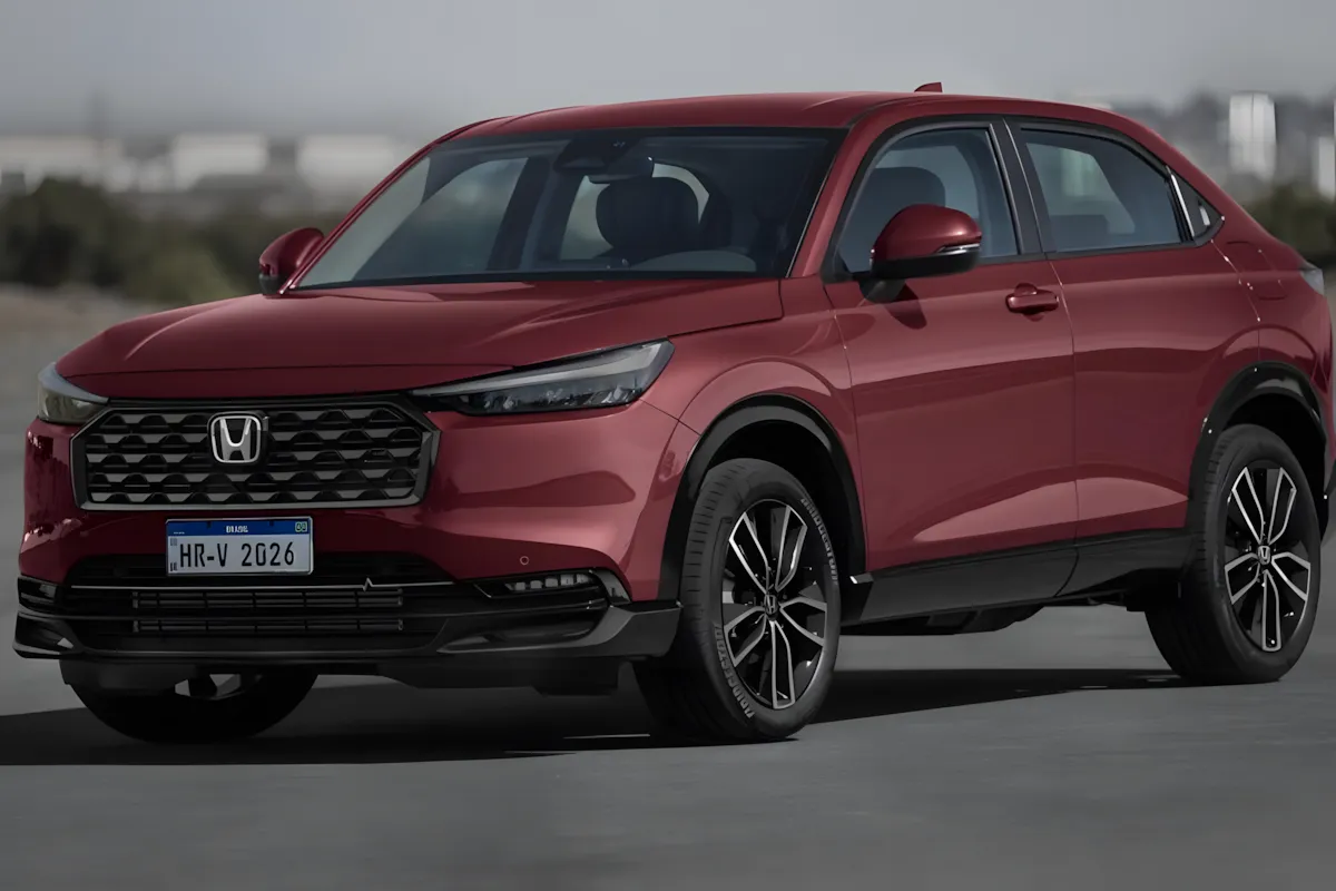 Honda HR-V 2026 está chegando com visual exclusivo para o Brasil: Veja as mudanças confirmadas