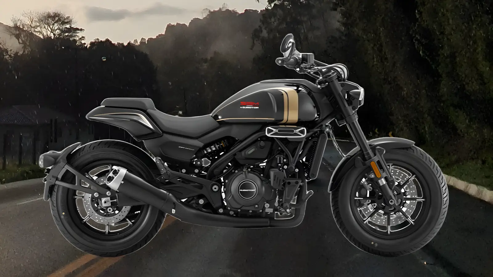 SBM 600C1 2025 Custom Shineray para viagens chega ao Brasil – Preço e itens de série