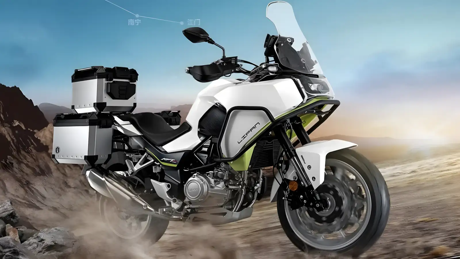 SBM KPT&nbsp;400 Conhe&ccedil;a a moto aventureira de 44,9 cv Shineray que pode desembarcar no Brasil em breve