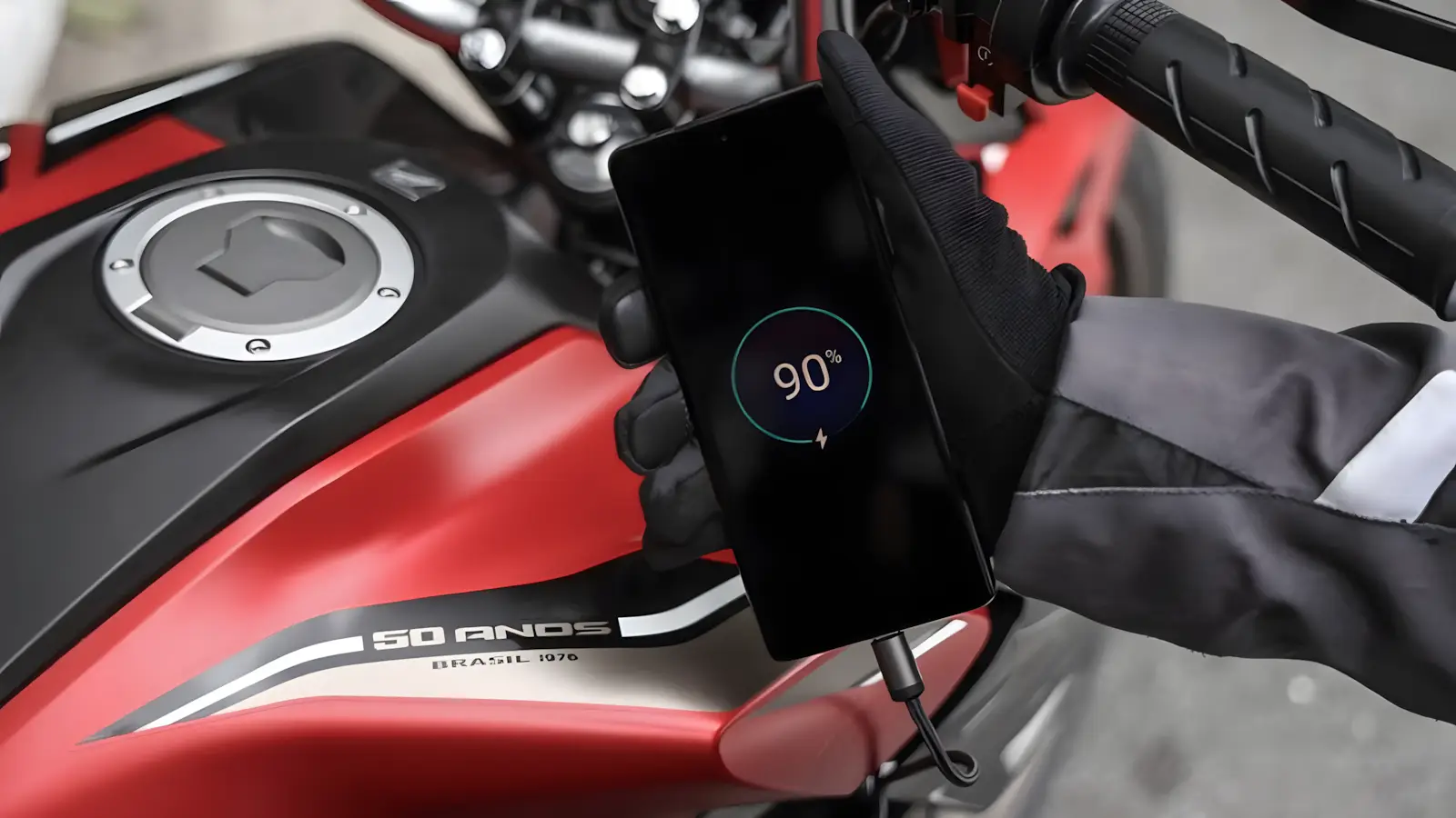 Carregamento Usb Cg 160 Titan 2026