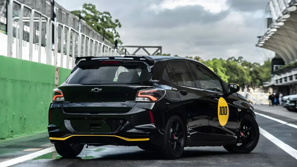 Onix track day traseira rebaixado