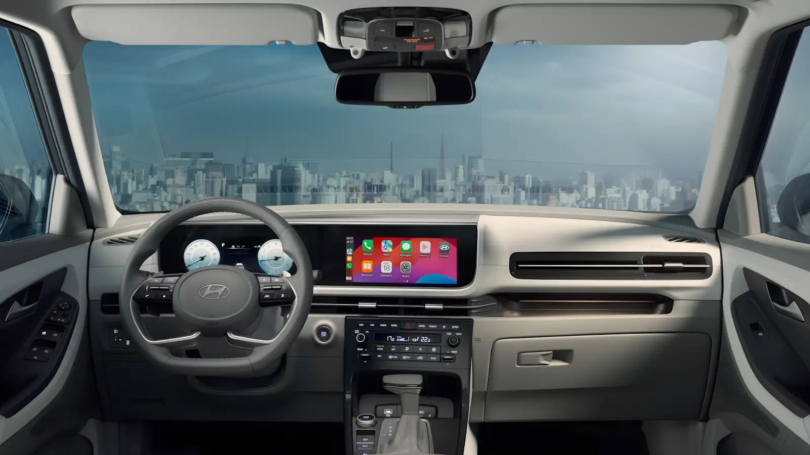 Painel e interior do Hyundai Creta 2027 com modo de condu&ccedil;&atilde;o Smart