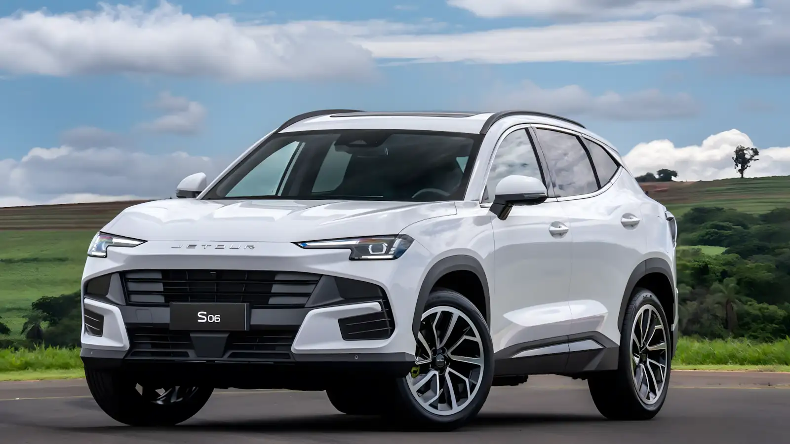 Jetour S06 Advancer 2026 cor branco frente