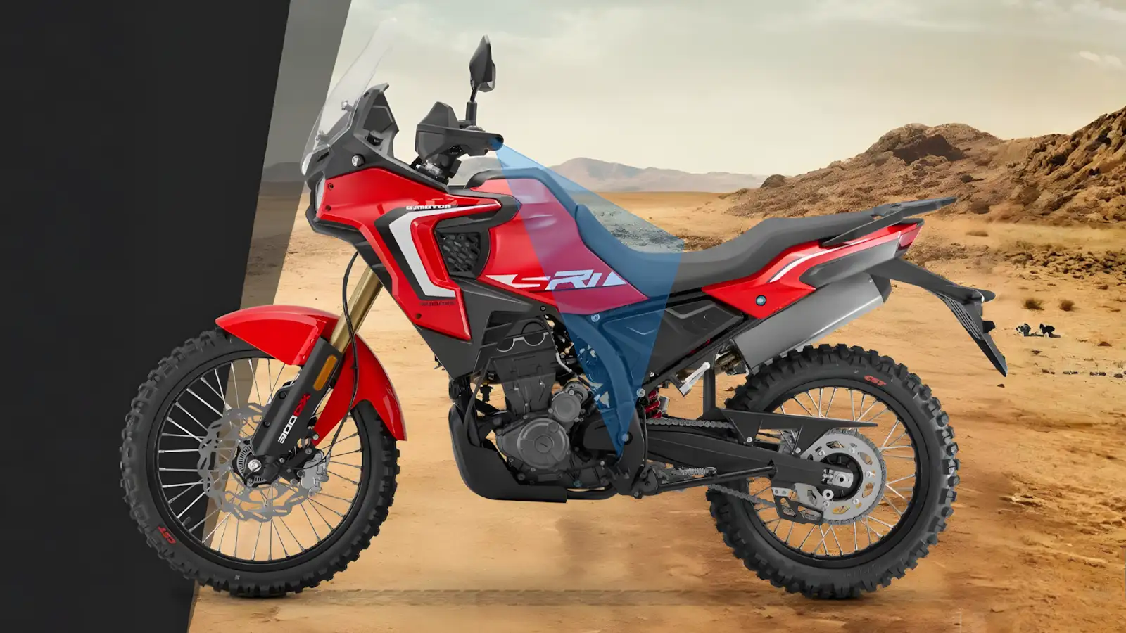 QJ Motor SRT 300DX 2026 aparece como nova trail da Shineray para brigar no segmento médio no Brasil