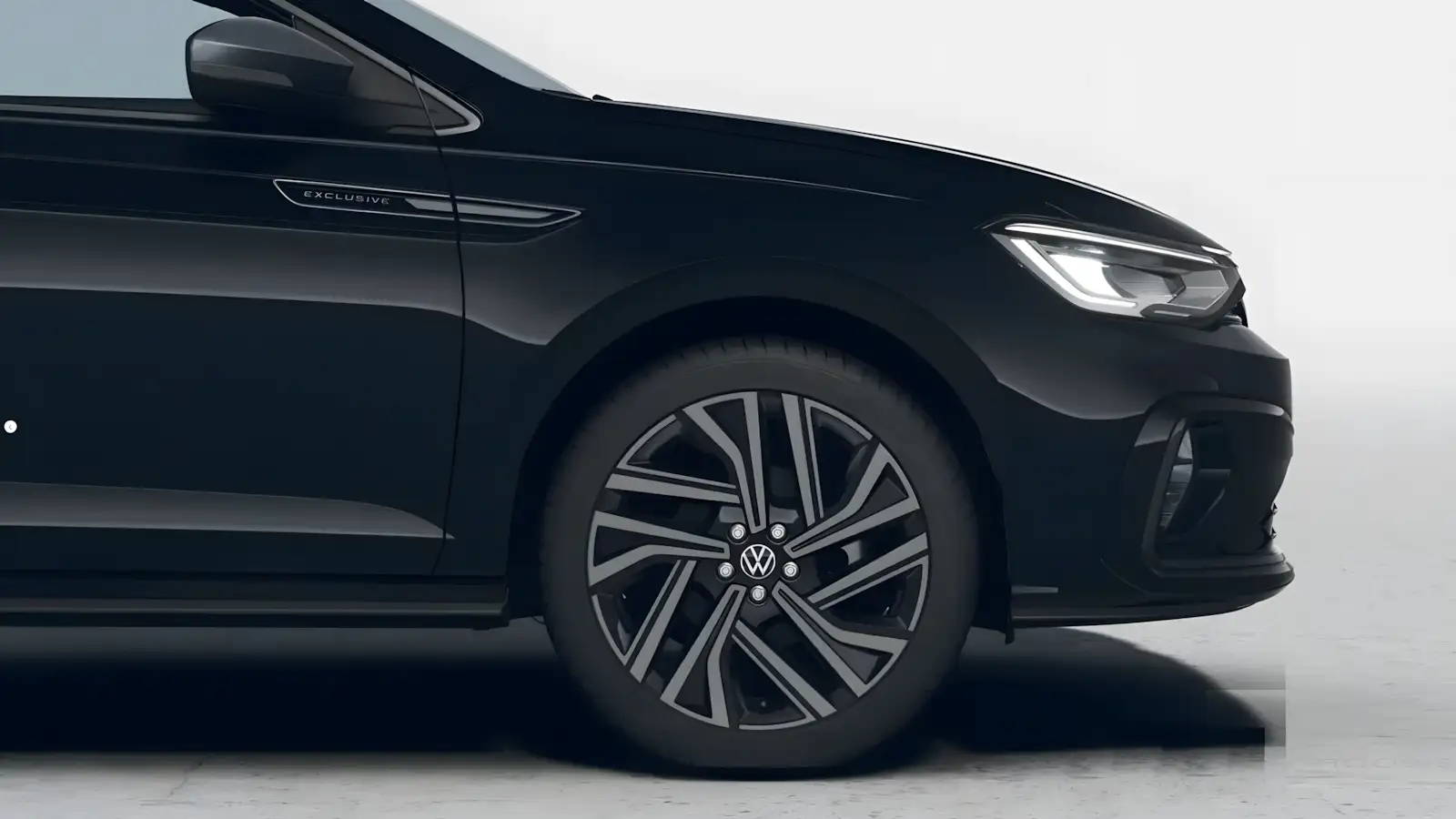 Rodas de 18 polegadas e freio a disco ventilado do Volkswagen Virtus Exclusive 2026