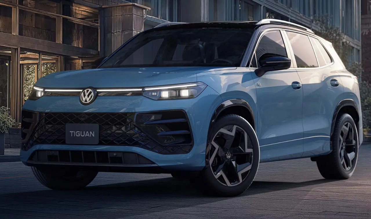 Tiguan 2027 Na Cor Azul Pacifico