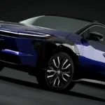 Toyota bZ4X 2026 dianteira cor Azul Topázio