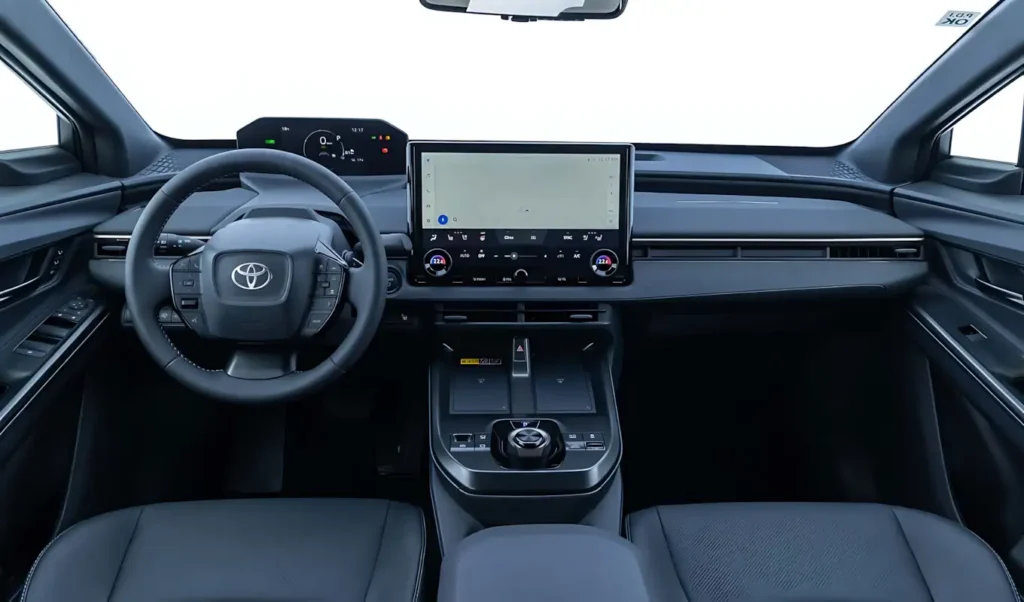 Toyota bZ4X 2026 interior painel multimídia 14 polegadas