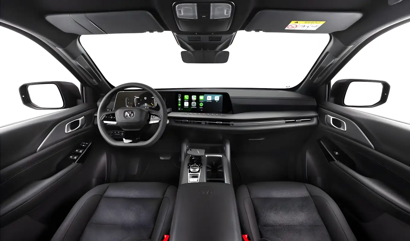 Ram Dakota Big Horn 2027 interior painel multimídia 12,3 polegadas