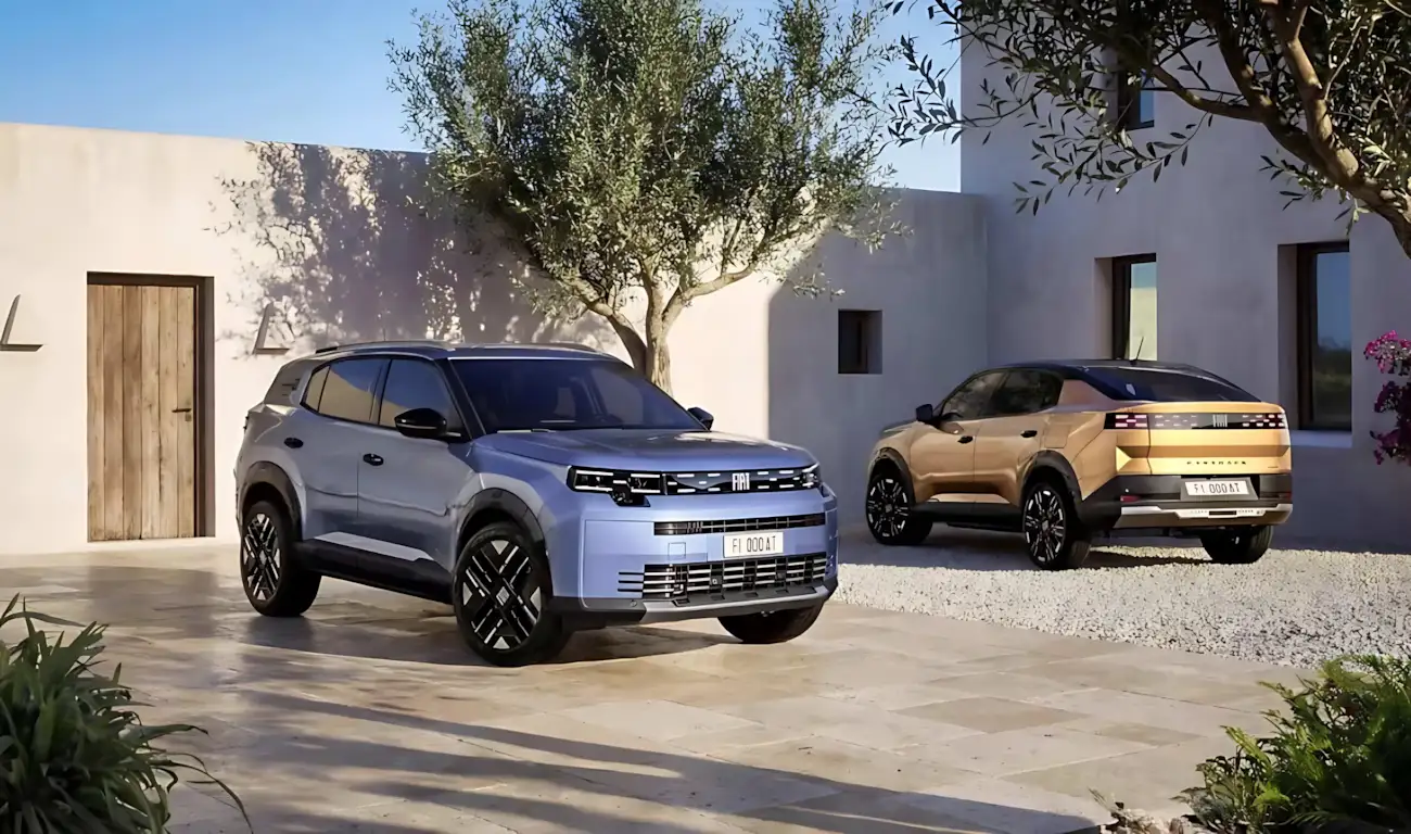 imagem-oficial-2026Fiat Grizzly e Grizzly Fastback posicionados lado a lado em imagem oficial da marca