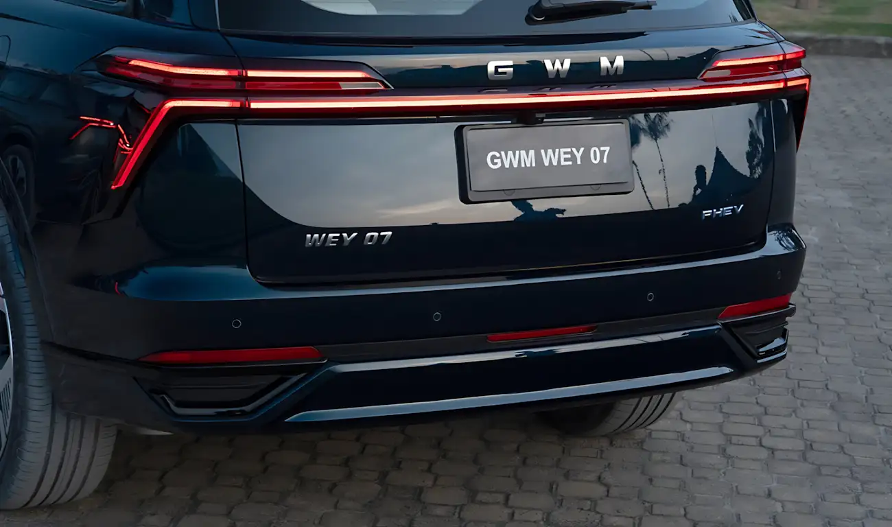 Gwm wey 07 dark edition traseira