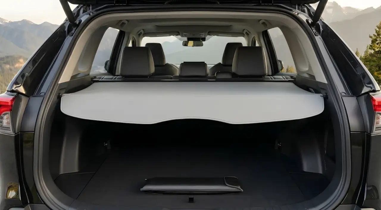 Porta-malas do Toyota RAV4 SX 2026 com capacidade de 456 litros