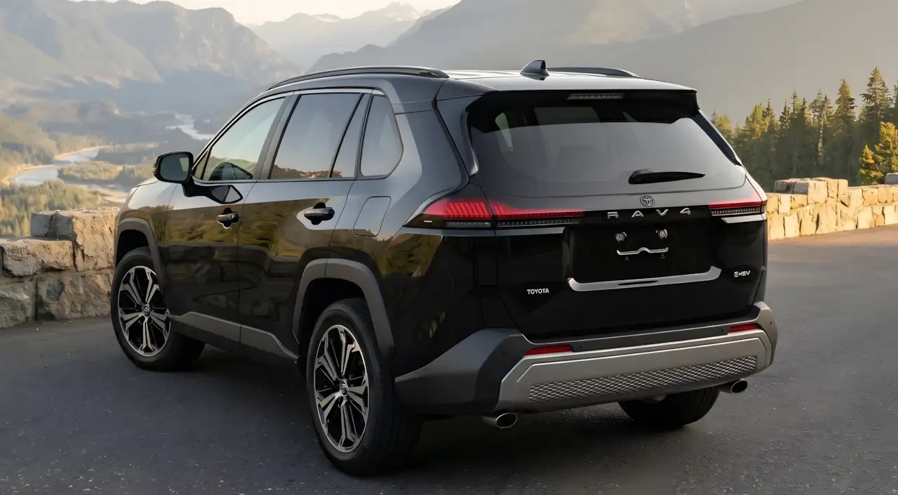 RAV4 SX 2026 tem tela de 12,9 polegadas, teto panorâmico e o menor custo de revisão entre os híbridos