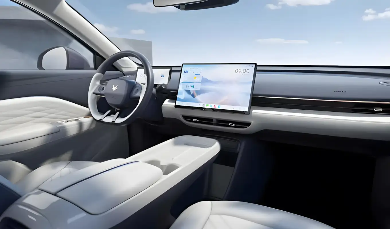 Arcfox T1 da BAIC tem interior moderno e tecnológico
