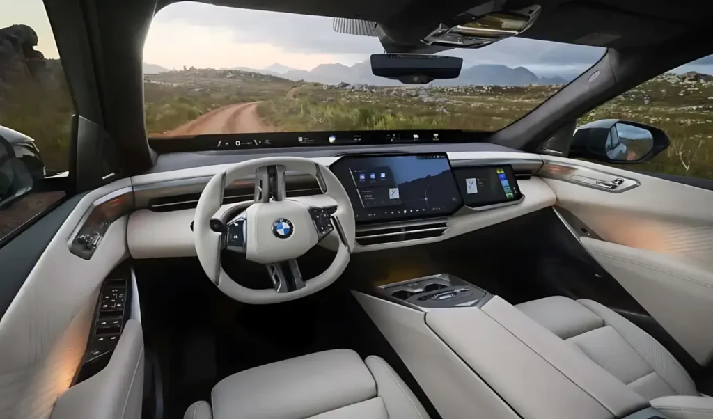 BMW X5 2027 interior painel Panoramic Vision