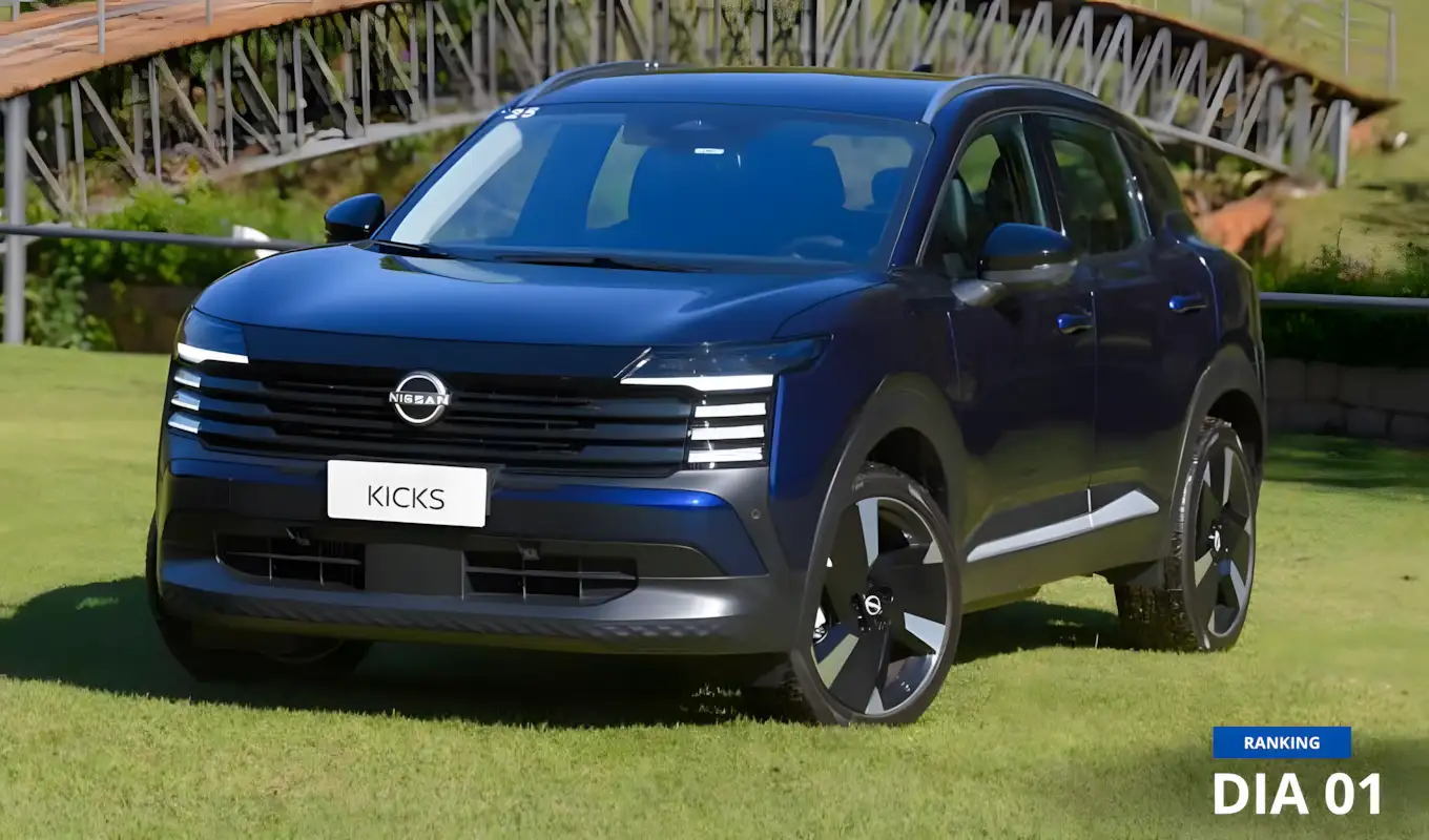 Carros mais vendidos em julho de 2026 – Ranking dia 01