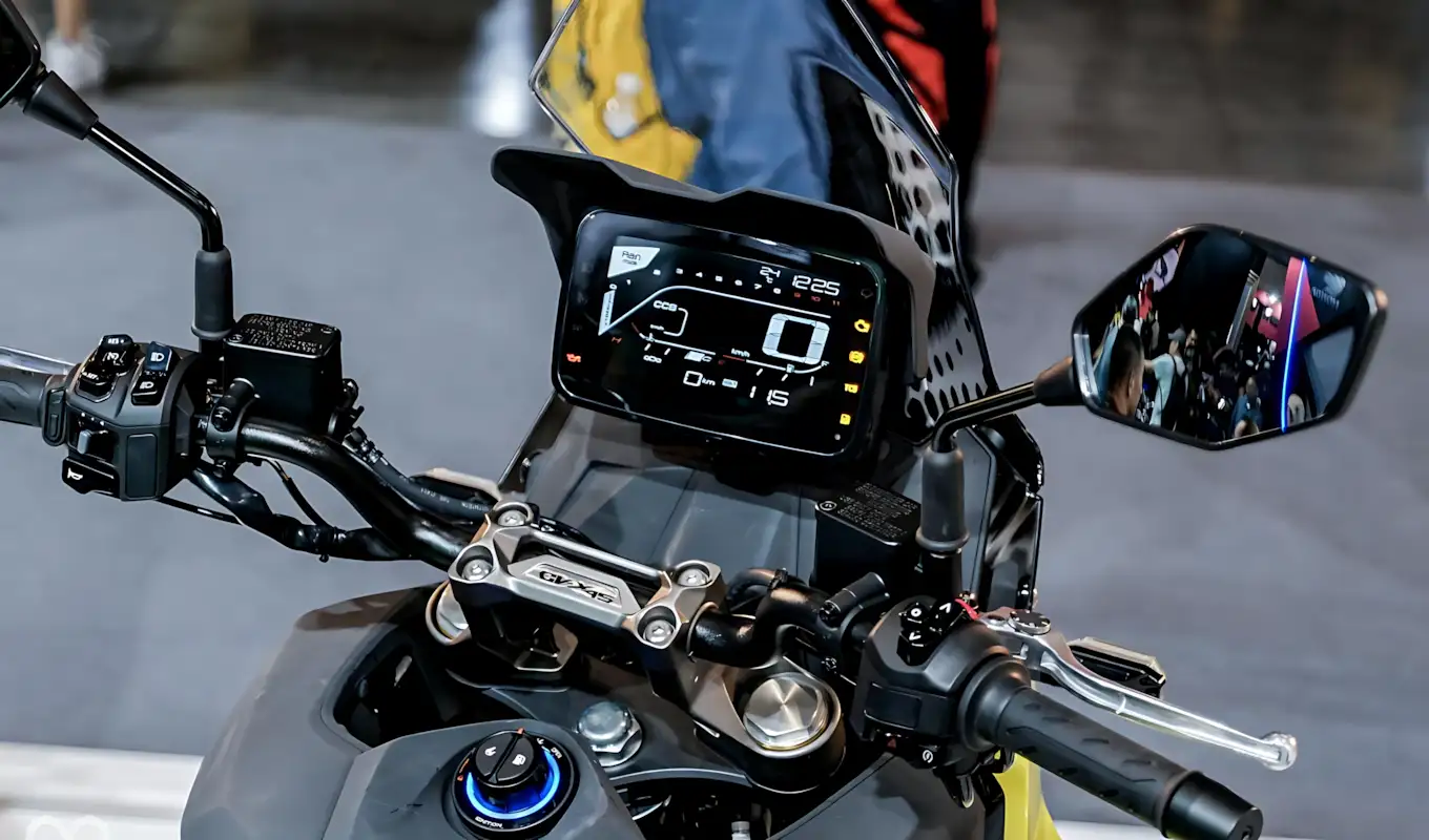 Painel digital KYMCO CV-X45 instrumentação