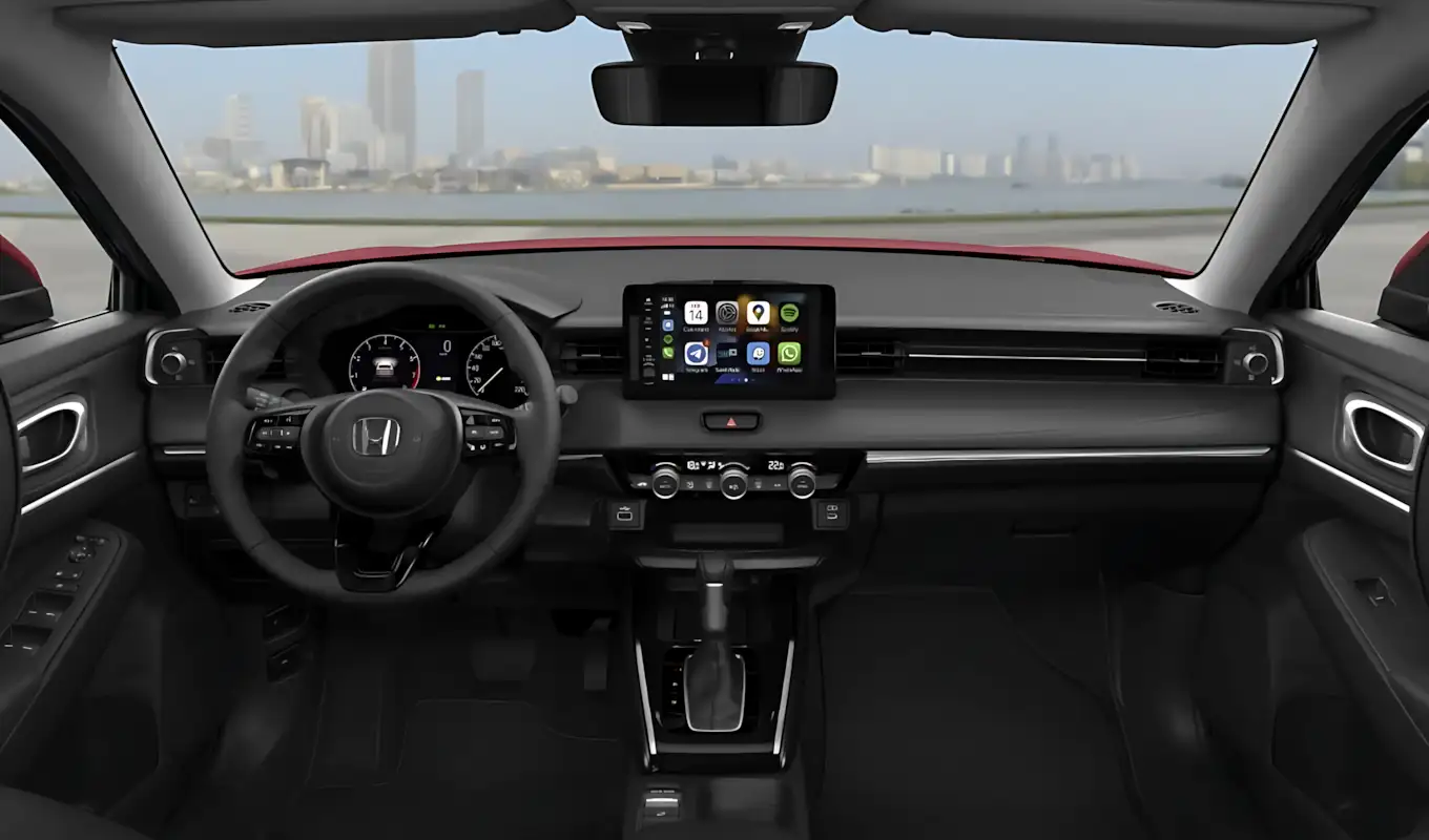 Painel do Honda HR 2027 com sistema Honda Sensing