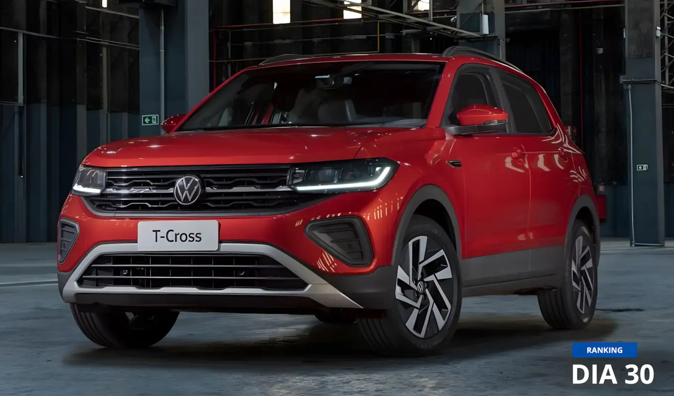 SUVs mais vendidos no Brasil em junho de 2026 – Ranking dia 30