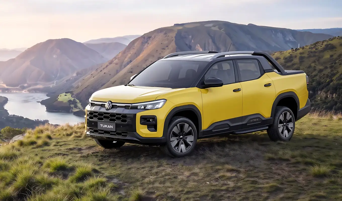 VW Tukan estreia em 2027 com MQB e duas cabines; veja o que os motores 1.5 eTSI e 1.6 MSI podem representar